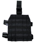 Plateau porteur système Molle, fixation pied, noir - Surplus militaire