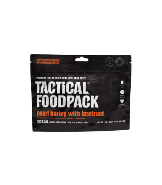 Ration de survie - Orge perlé à la betterave Tactical Foodpack