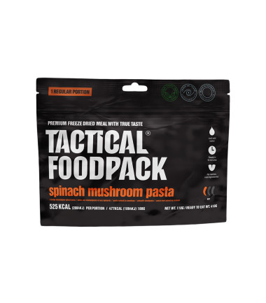 Ration de survie - Pâtes aux épinards et champignons Tactical Foodpack