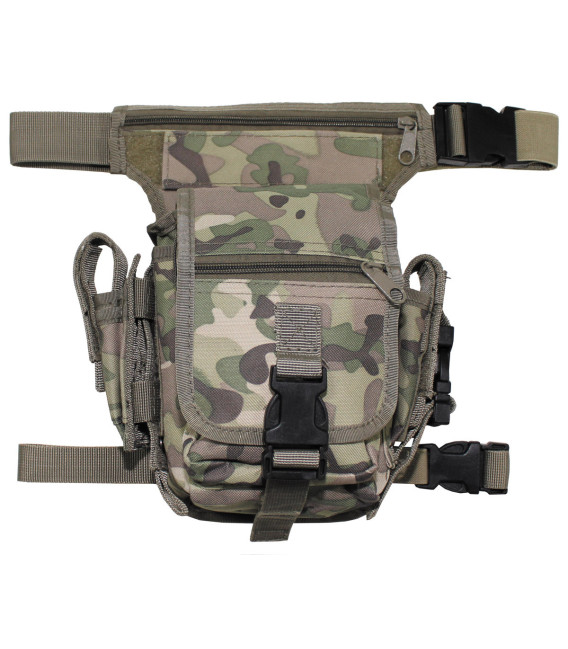 Sac banane, operation camou, fixation ceinture et jambes - Surplus militaire