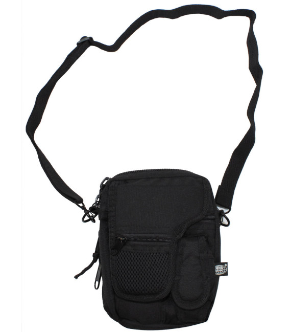 Sac à bandoulière, noir, avec étui détachable - Surplus militaire