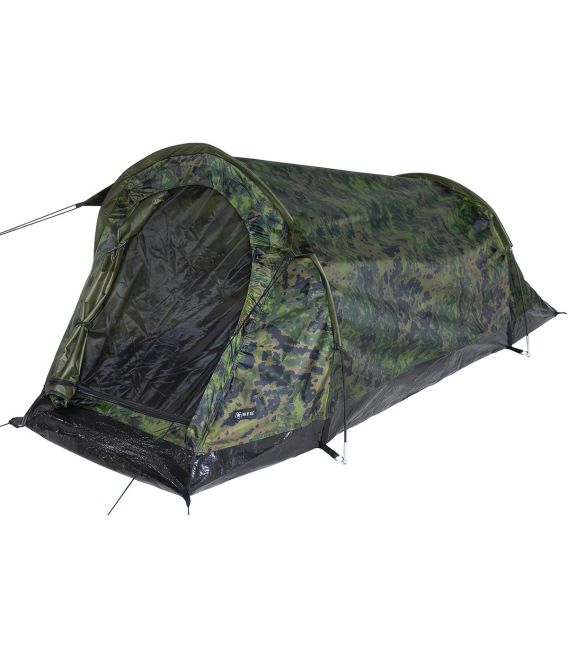 Tente militaire tunnel 1 personne "Schwarzenberg" M.F.H. Camouflage - M05 Camo (FI)