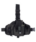 Holster, kaki, fix. cuisse et ceinture - Surplus militaire