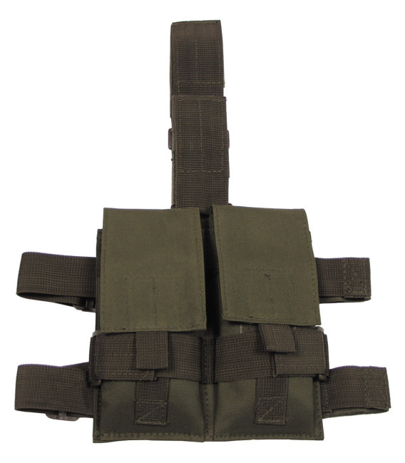 Porte chargeurs tactique, kaki, pour 2 chargeurs - Surplus militaire