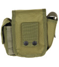 Poche ceinturon avec 3 compartiments, kaki - Surplus militaire
