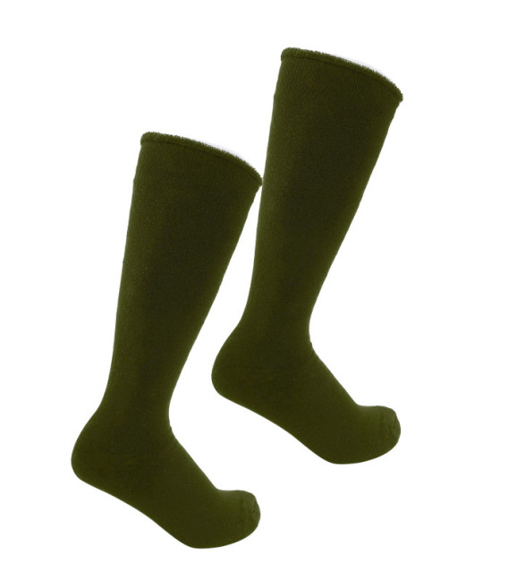 Chaussette Militaire mi-bas verte coton - Surplus militaire