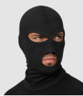 Cagoule Balaclava, 3 trous, souple, noir, 100% élasthanne - Surplus militaire
