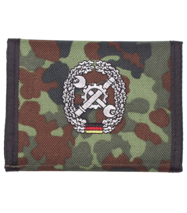 Portefeuille BW, BW camo, w/ins., logo F - Surplus militaire