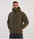 Veste en peluche Teddyfleece Brandit Kaki - Gros plan