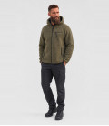 Veste en peluche Teddyfleece Brandit Kaki - Face
