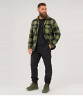 Veste Bûcheron Brandit Noir et Vert - Face