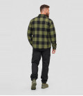 Veste Bûcheron Brandit Noir et Vert - Dos