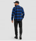 Veste Bûcheron Brandit Noir et Bleu - Dos