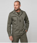 Veste F2 TTA type armée française homme couleur kaki - Gros plan