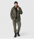 Veste militaire Brandit M-65 Classique homme Woodland - Face