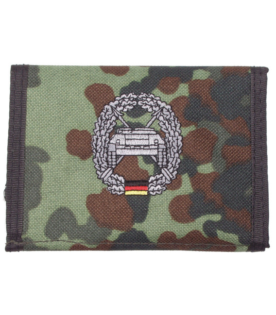 Portefeuille BW, BW camo, w/ins, logo V - Surplus militaire