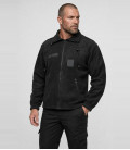 Veste polaire militaire sécurité commando noir - Gros plan