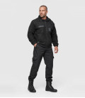 Veste polaire militaire sécurité commando noir - Trois-quarts
