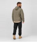 Sweat coupe-vent 3 poches Windbreaker Brandit kaki - Dos