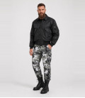 Bombers homme Militaire aviateur Brandit CWU Noir - Trois-quarts