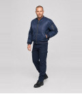 Bombers homme Militaire aviateur type bombers MA1 Bleu - Trois-quarts