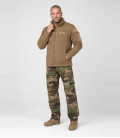 Veste polaire "Combat" coyote tan - Face