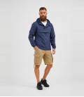Sweat coupe-vent léger d'été windbreaker Bleu Brandit - Trois-quarts