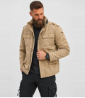 Veste armée Brandit Britannia Beige Militaire - Gros plan
