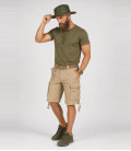Short militaire Urban Legend beige Brandit - Trois-quarts