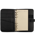 Cahier, A6, noir, reliure à anneaux, feuilles - Surplus militaire