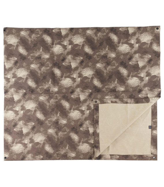 Bâche, PE, woodland, oeillets métalliques, 3x3,90 m - Surplus militaire