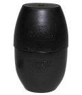 GB Gourde plastique, noir, avec gobelet - Surplus militaire
