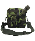 US gourde, 2 qt., anguleuse, avec housse, M 95 CZ camou - Surplus militaire