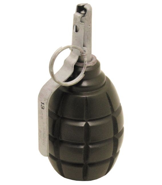 Grenade à main, "F 1", kaki, bois, décoration - Surplus militaire