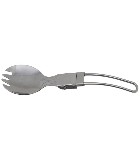 fourchette et cuillère pliable, acier inoxydable - Surplus militaire
