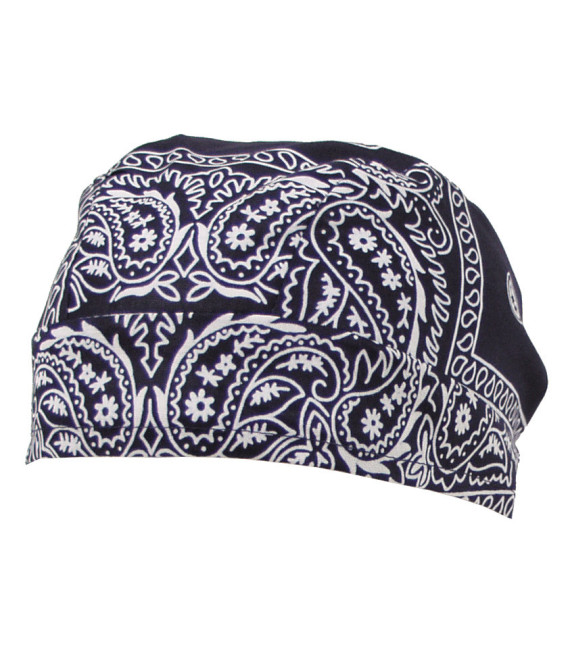 Couvre tête, paisley-marine bleu - Surplus militaire