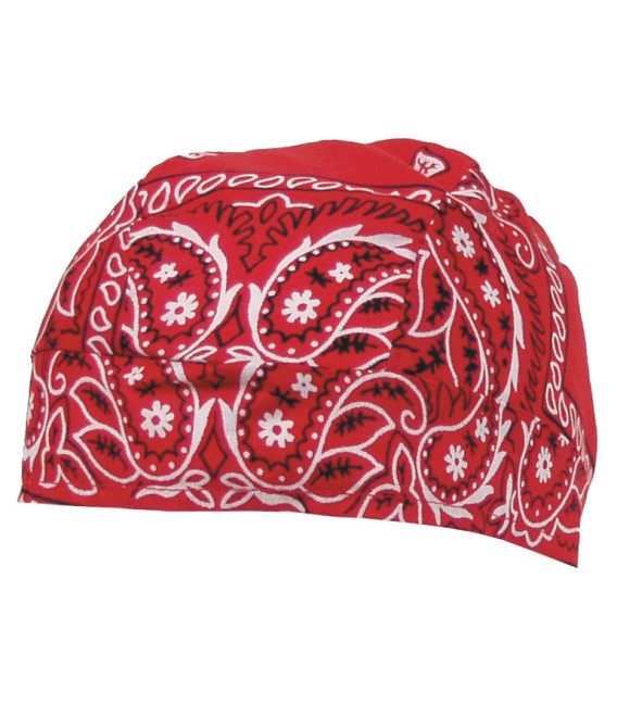 Couvre tête, paisley-rouge - Surplus militaire
