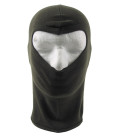 Cagoule Balaclava, 1 trou, souple, vert, 100% coton - Surplus militaire