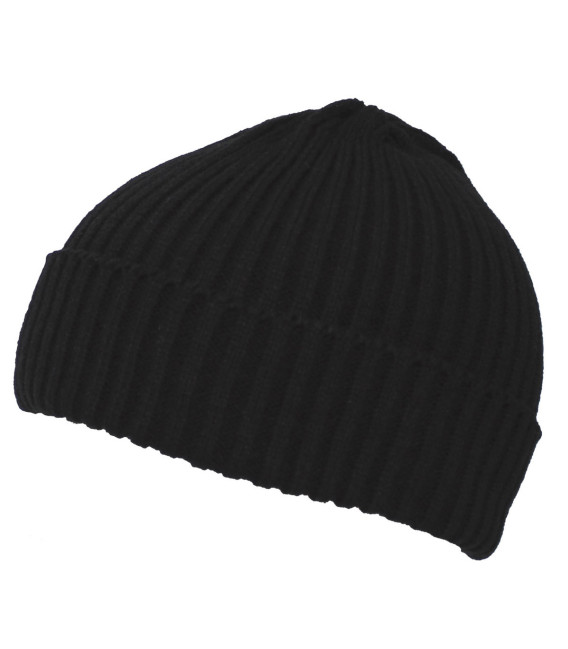 Bonnet, noir, acrylique, rip, court - Surplus militaire