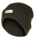 Bonnet, tricoté, vert, court, doublure Thinsulate - Surplus militaire