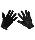 Gants en daim noir, avec protections - Surplus militaire
