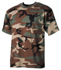 US Tee-shirt, style classique, woodland, 170 g/m² - Surplus militaire