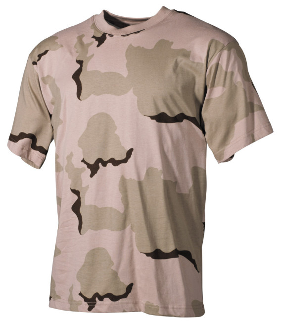 US Tee-shirt, style classique, 3 couleurs désert, 170 g/m² - Surplus militaire