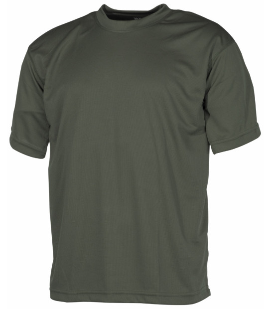 T-shirt Style BDU Militaire US - Olive Vert 100% Coton - Neuf Avec Étiquettes