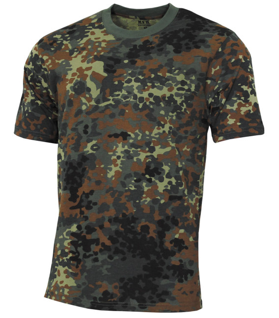 US Tee-shirt, "Streetstyle", BW camou, 140-145 g/m² - Surplus militaire