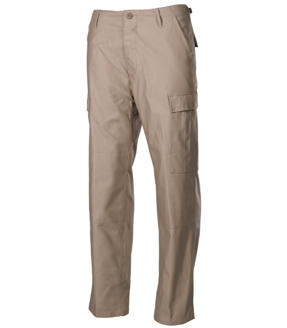 US Pantalon combat, BDU, kaki, genoux et arrière renforcés - Surplus militaire