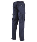 US Pantalon combat, BDU, bleu, genoux et arrière renforcés - Surplus militaire