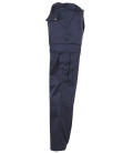 US Pantalon combat, BDU, bleu, genoux et arrière renforcés - Surplus militaire