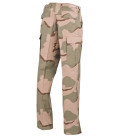 US Pantalon de combat BDU, Rip Stop, 3 coul. désert - Surplus militaire