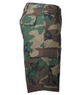 US Bermuda, BDU, woodland, avec poches latérales - Surplus militaire